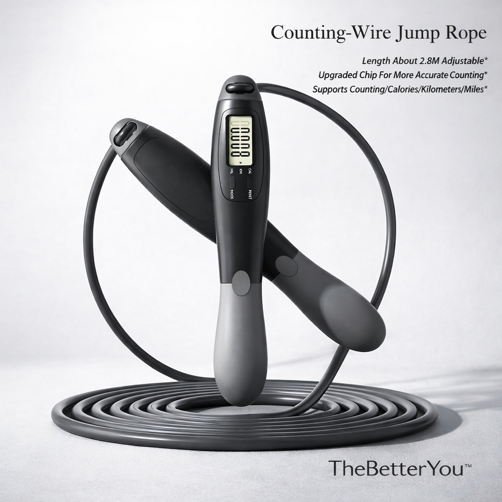 TheBetterYou™ Precision Count Steel Jump Rope