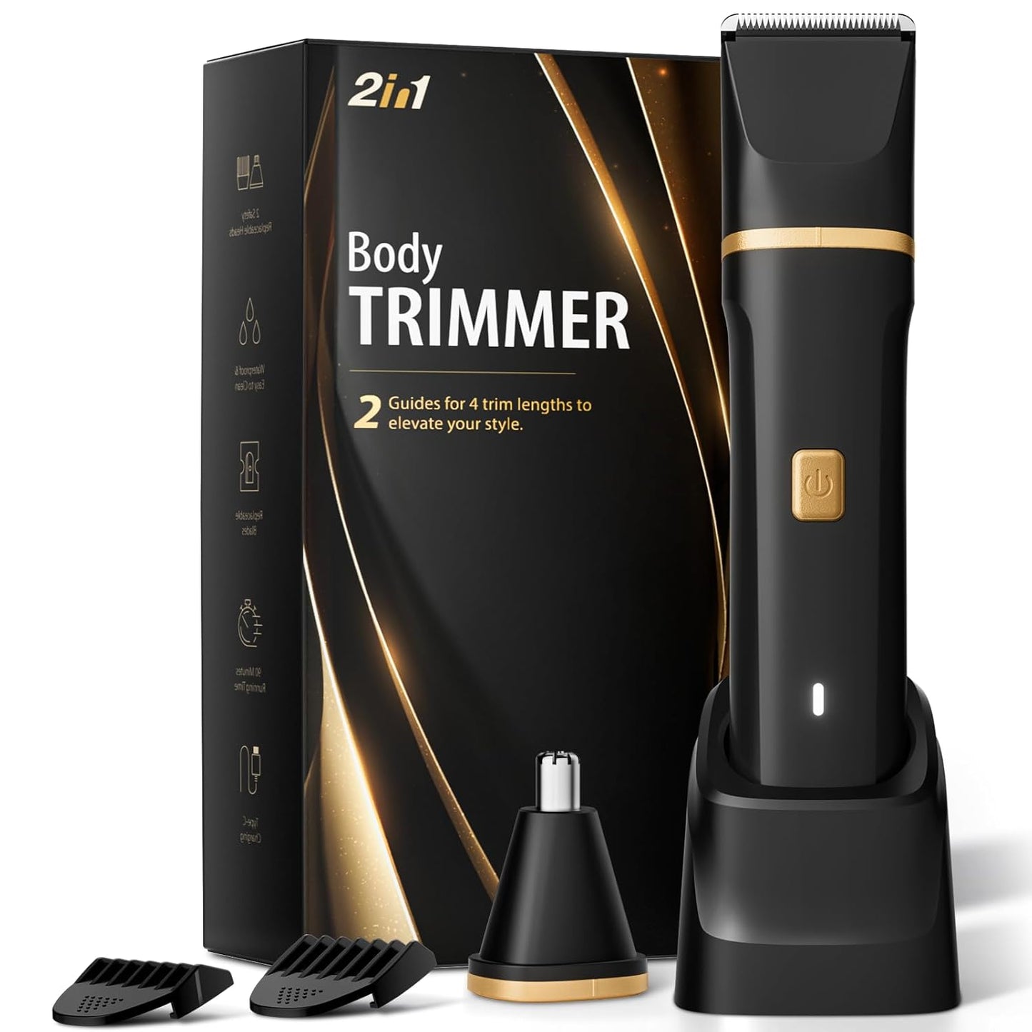 Bikini Trimmer for Women - Painless Electric Razors for Silk Skin,Cordless Body Shaver for Trip,Replaceable Lady Facial Razor, IPX7 Waterproof&Easy Cleaning, Ceramic Blade, USB Charge Dock Pink