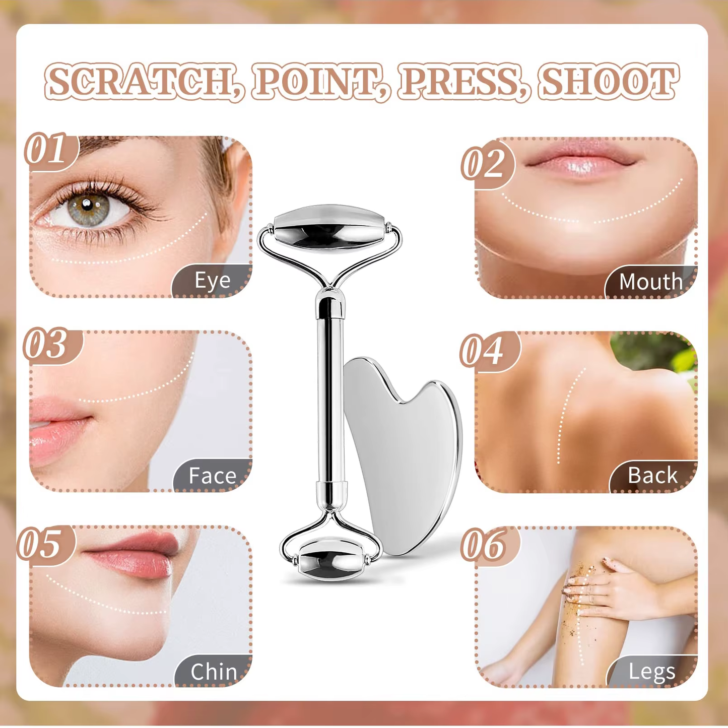 TheBetterYou™ Sculpt & Restore Stainless Steel Facial Ritual Set