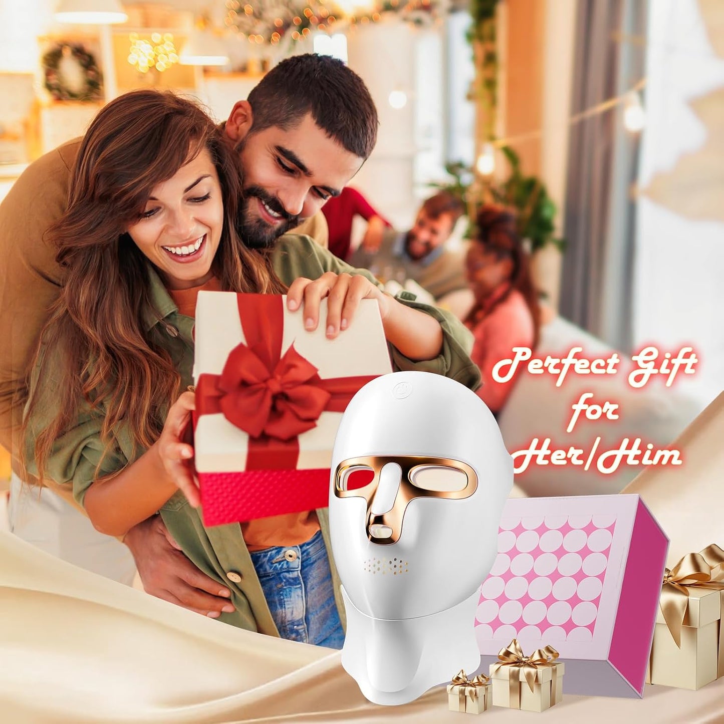 TheBetterYou™ Cordless Red Light Therapy Face and Neck Mask