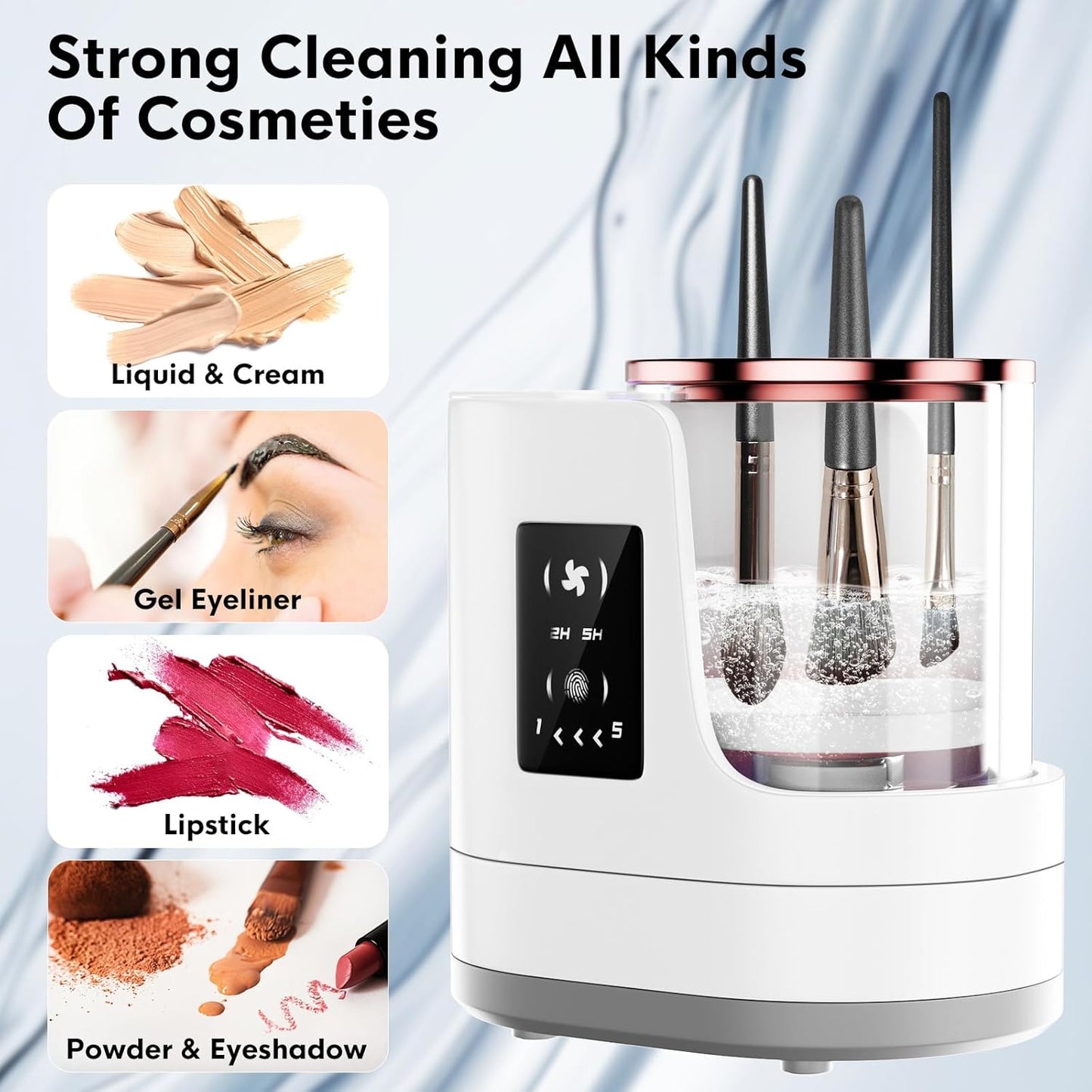 TheBetterYou™ 3-in-1 Luxe Makeup Brush Cleaner